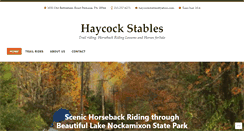 Desktop Screenshot of haycockstables.com